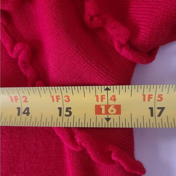 NWT Red Valentino Wool Red Bow Short Sleeved Sweater Size S - Picture 7 of 13